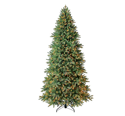 árbol de navidad con luces artificial de 2 metros