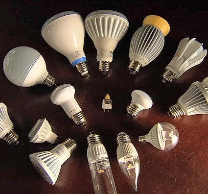 diferentes tipos de fuente de luces usada en el equipo de iluminacion de estudio